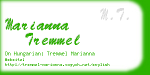 marianna tremmel business card